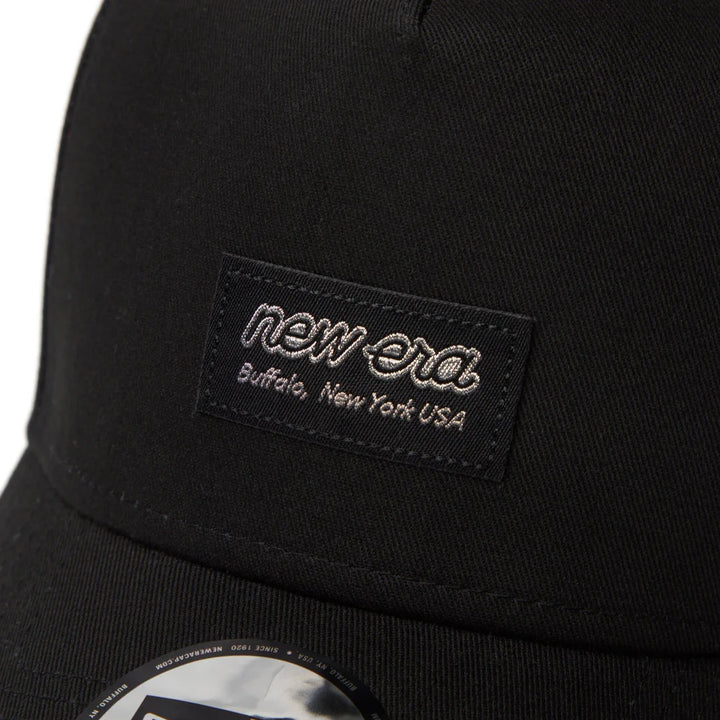 9FORTY A-Frame Metal Flag Black Silver Snapback
