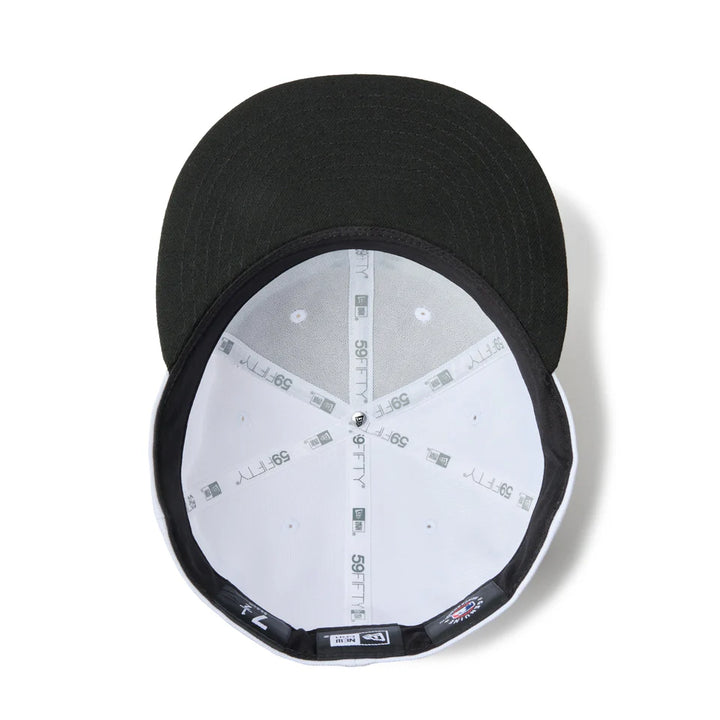 59FIFTY Los Angeles Dodgers Upside Down White Fitted