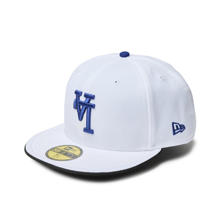 59FIFTY Los Angeles Dodgers Upside Down White Fitted