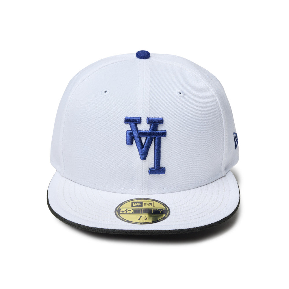59FIFTY Los Angeles Dodgers Upside Down White Fitted