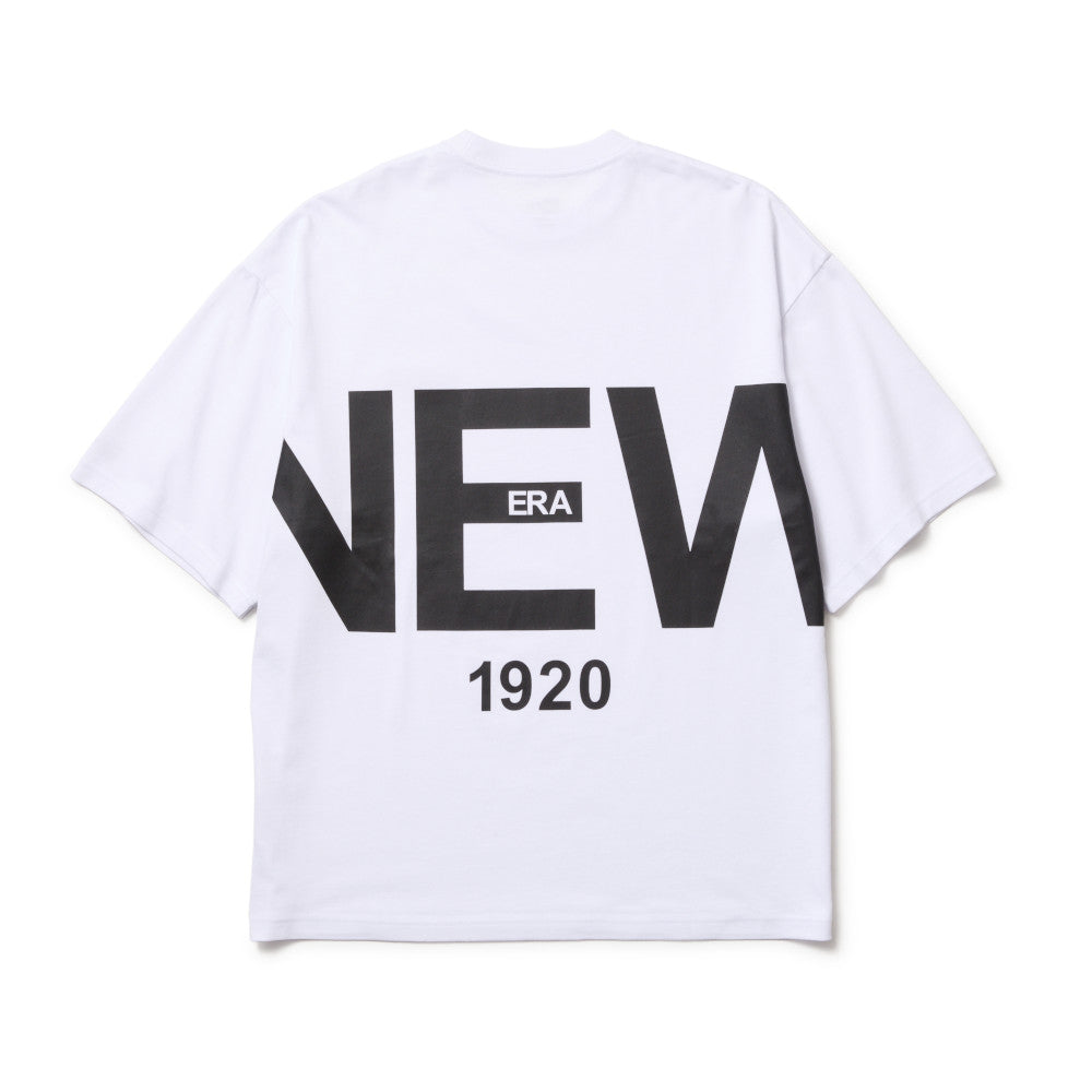 New Era 1920 Zoom Up Logo White Oversized Short Sleeves T-Shirt