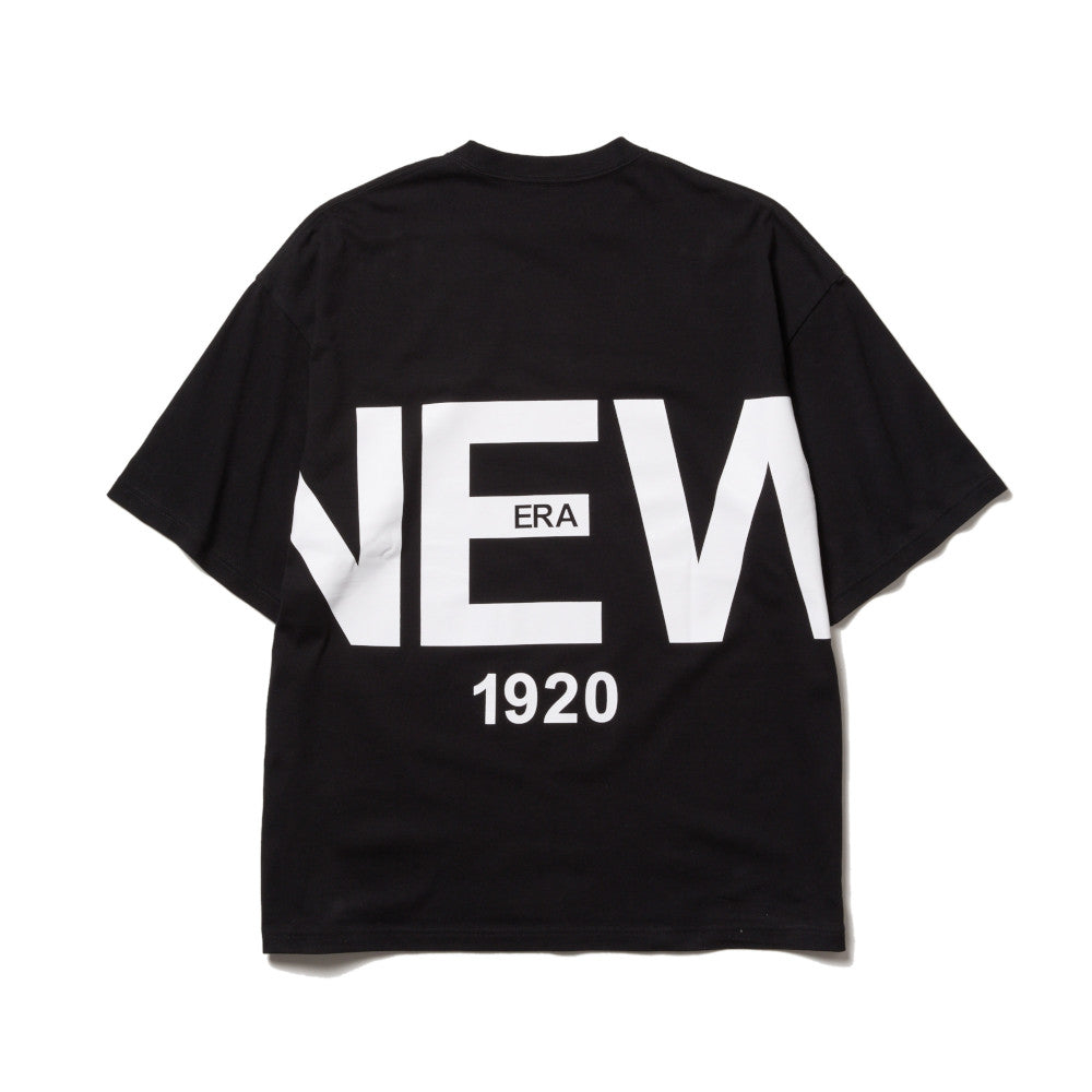 New Era 1920 Zoom Up Logo Black Oversized Short Sleeves T-Shirt