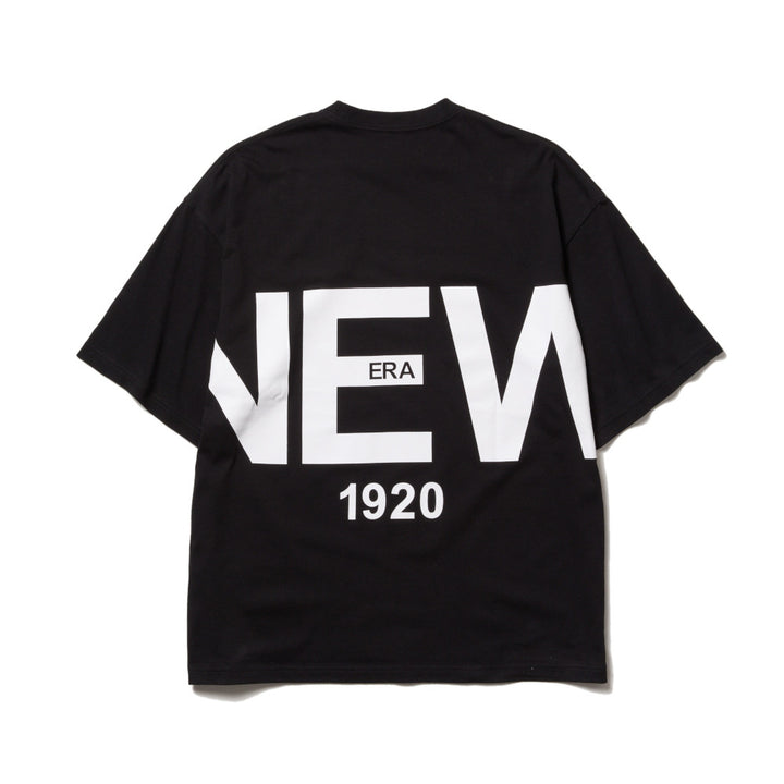 New Era 1920 Zoom Up Logo Black Oversized Short Sleeves T-Shirt