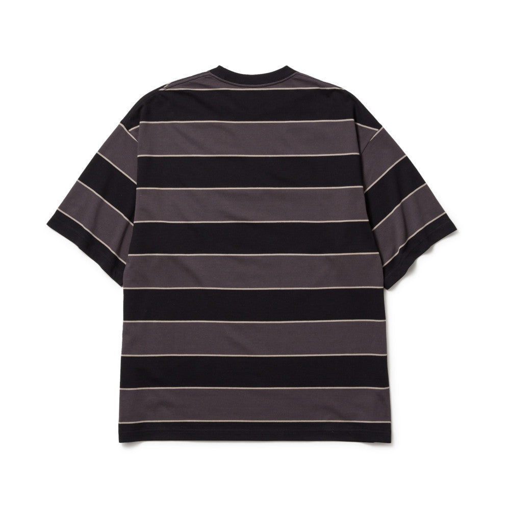 New Era Multi Border Black Oversized Short Sleeves T-Shirt