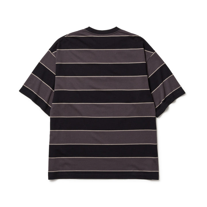 New Era Multi Border Black Oversized Short Sleeves T-Shirt