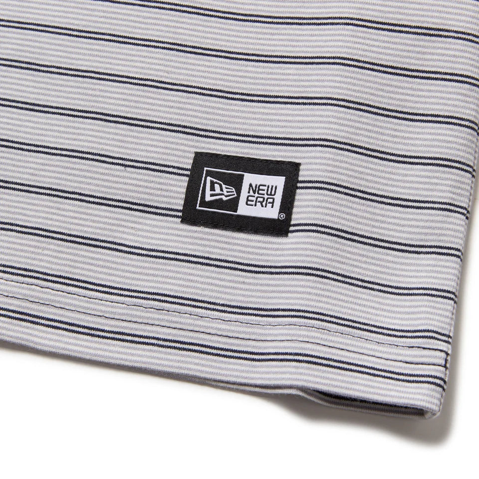 New Era Striped Navy Oversized Short Sleeves T-Shirt