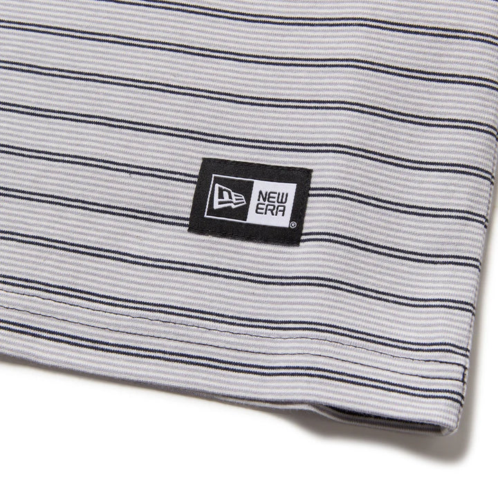New Era Striped Navy Oversized Short Sleeves T-Shirt