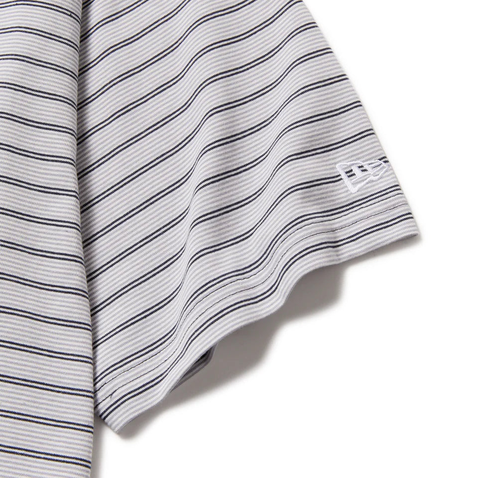 New Era Striped Navy Oversized Short Sleeves T-Shirt