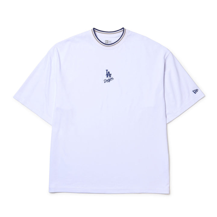 New Era Los Angeles Dodgers MLB Mini Embroidery White Short Sleeves T-Shirt