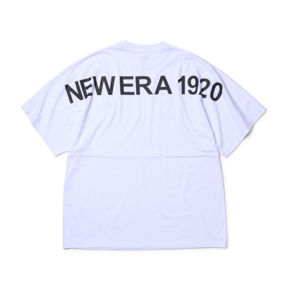 New Era 1920 Drop Shoulder White Oversized Short Sleeves T-Shirt