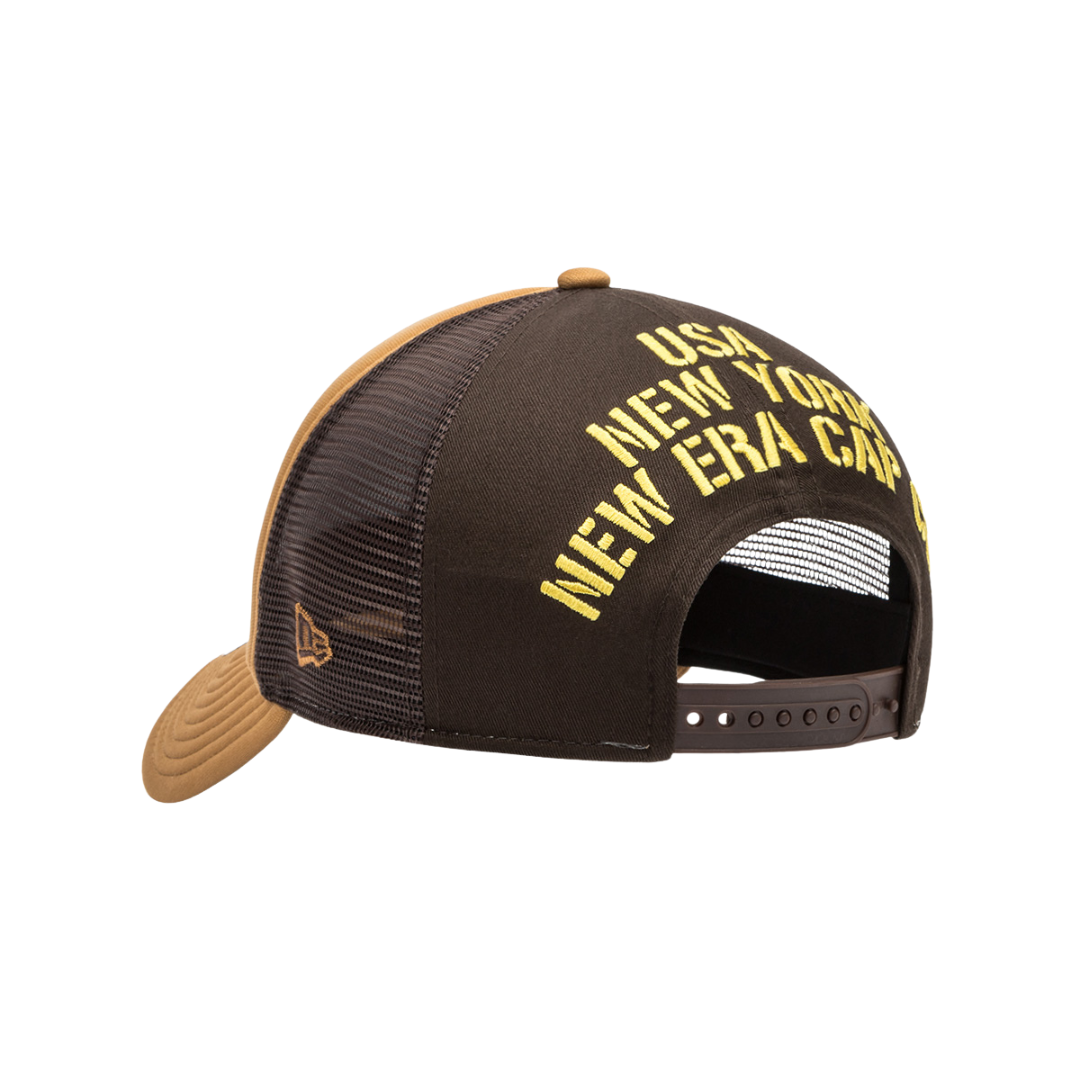 9FORTY A-Frame Trucker Originators Camel Chocolate Snapback