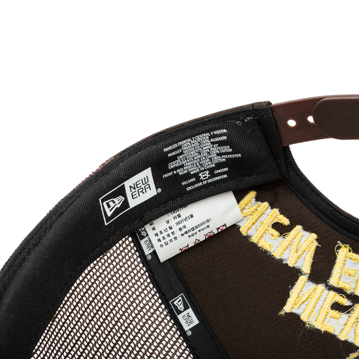 9FORTY A-Frame Trucker Originators Camel Chocolate Snapback