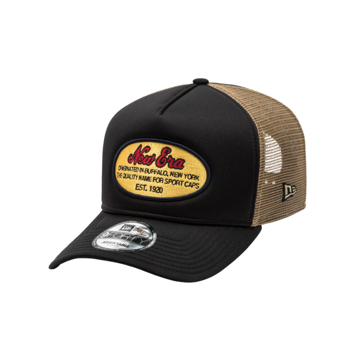9FORTY A-Frame Trucker Originators Camel Black Snapback