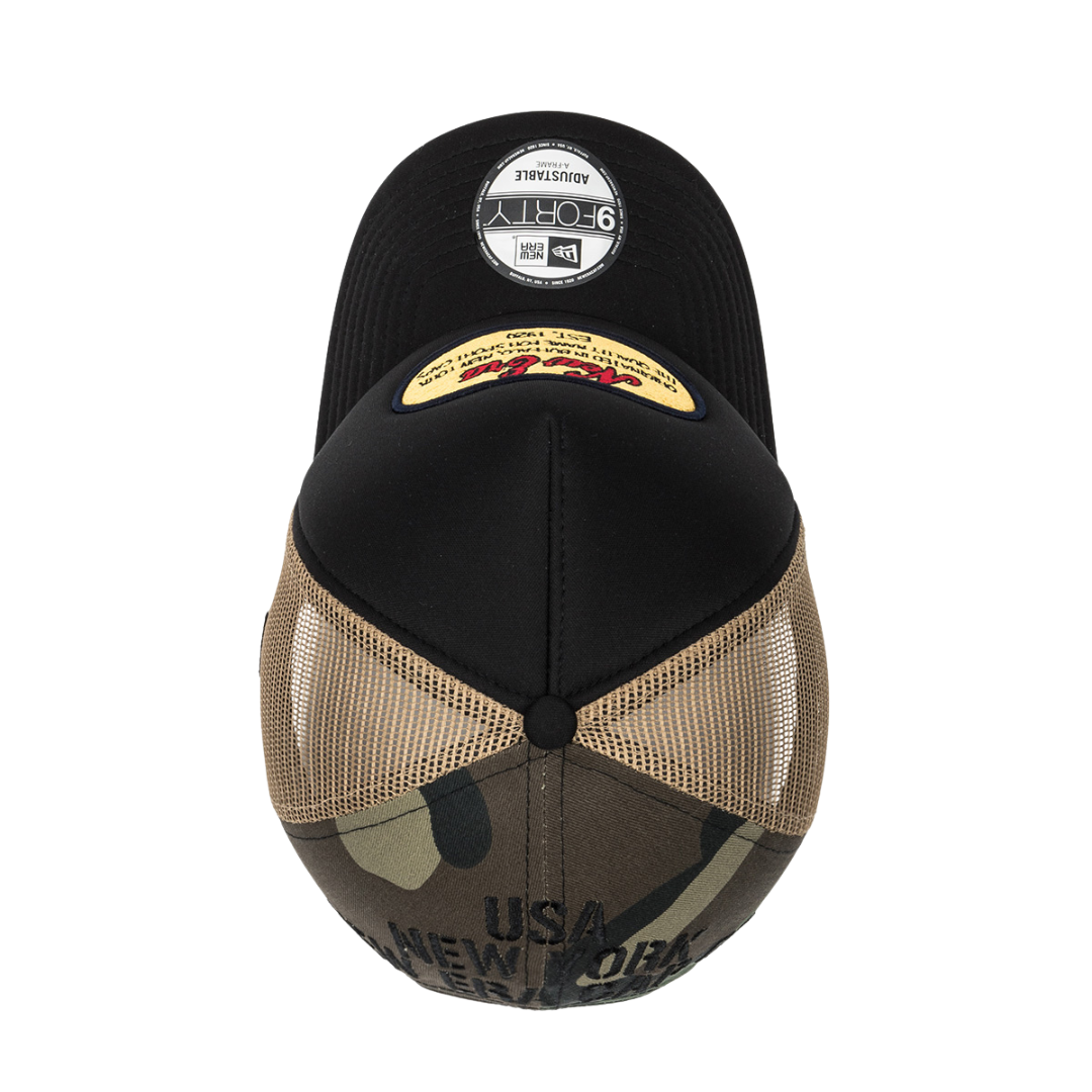 9FORTY A-Frame Trucker Originators Camel Black Snapback