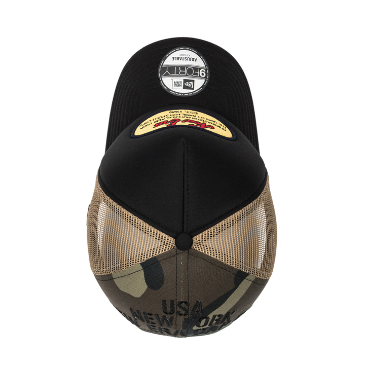 9FORTY A-Frame Trucker Originators Camel Black Snapback
