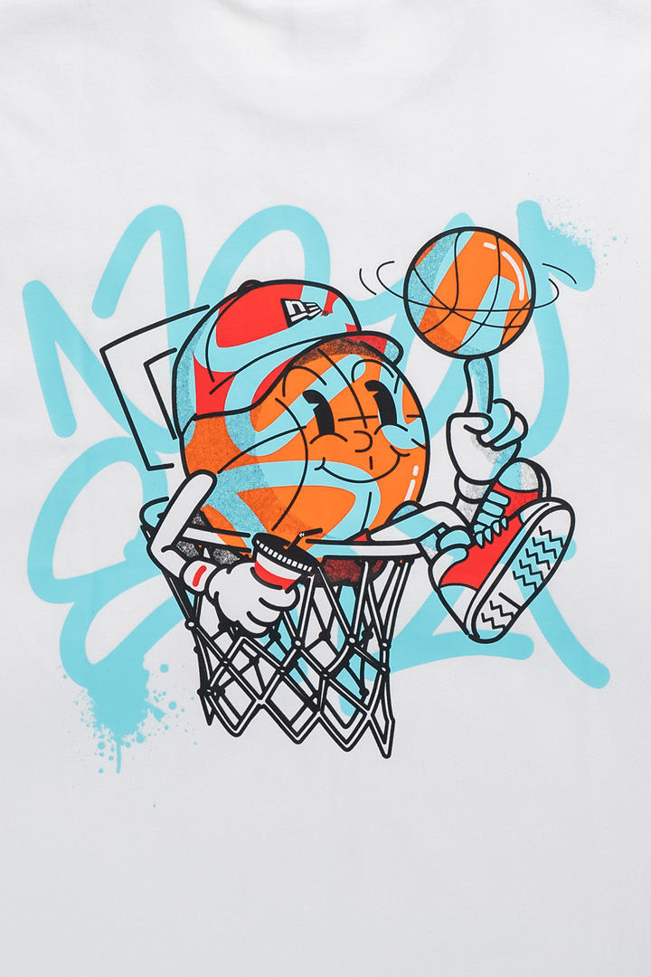 New Era Street Graphic White Short Sleeves T-Shirt
