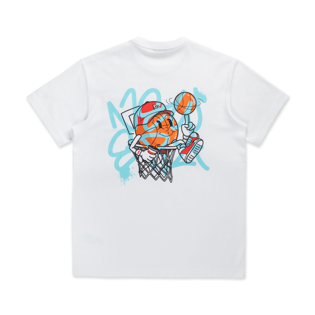 New Era Street Graphic White Short Sleeves T-Shirt