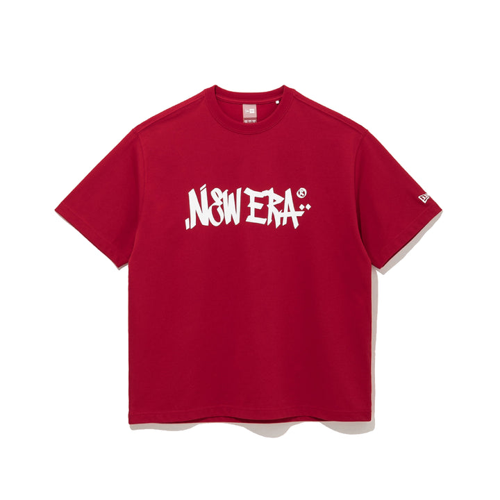 New Era Water Fountain Red Short Sleeve T-Shirt
