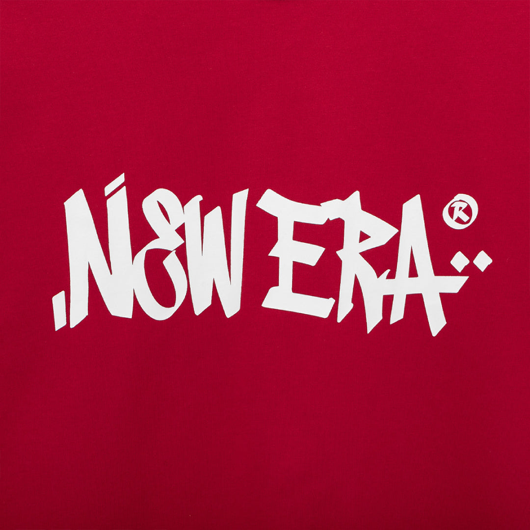 New Era Water Fountain Red Short Sleeve T-Shirt