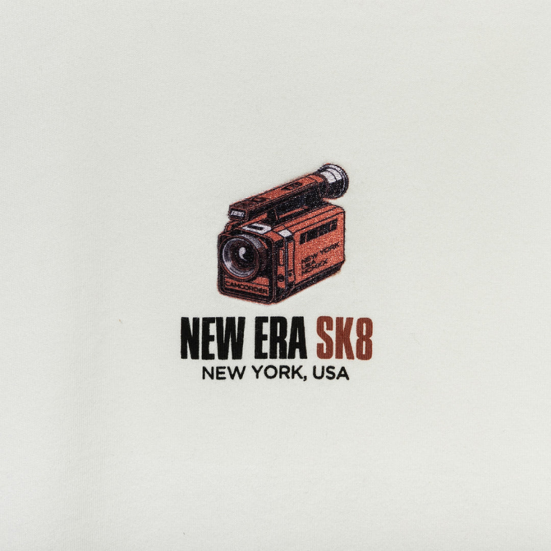 New Era Vintage Cam White Short Sleeve T-Shirt