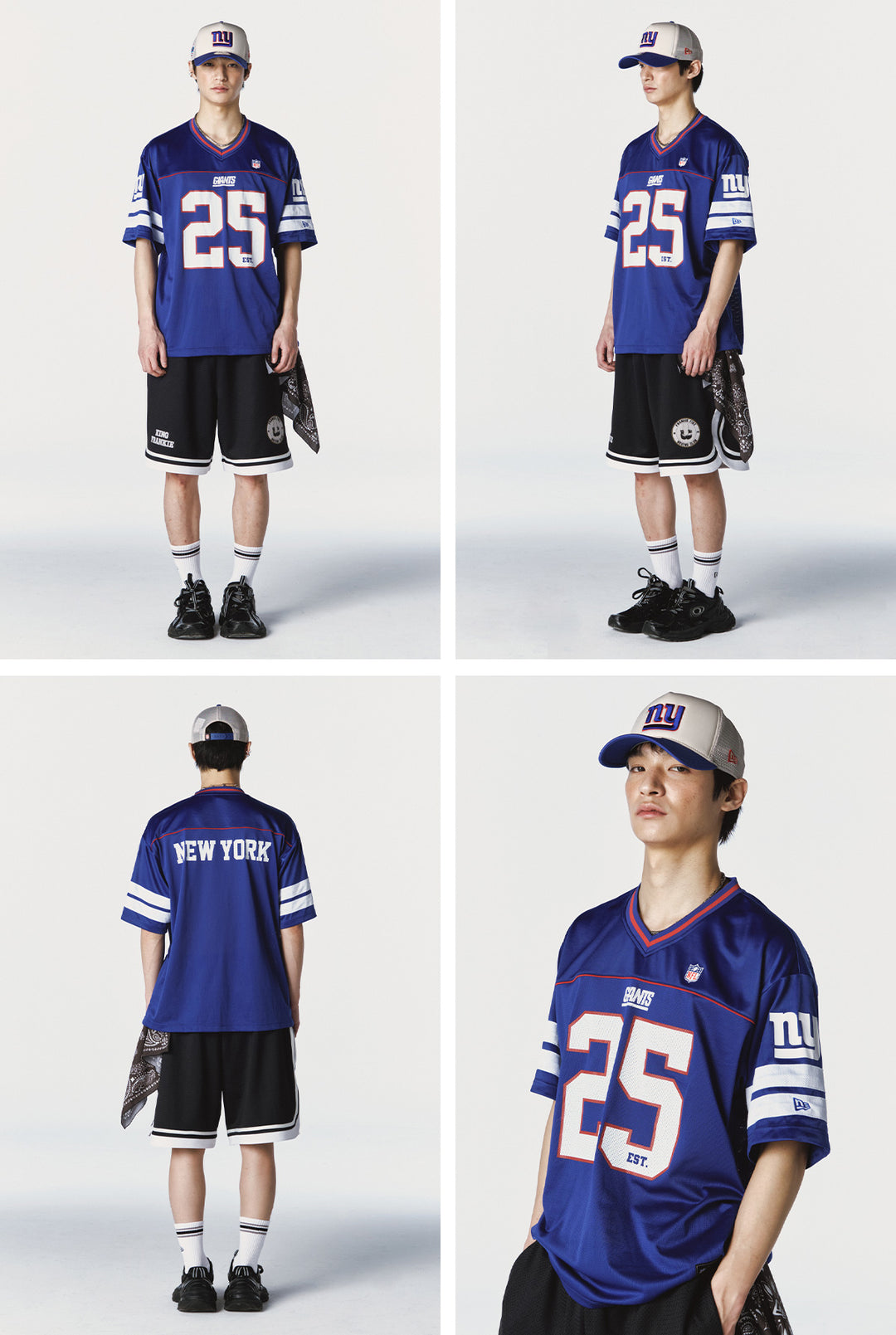 NFL New York Giants Blue Korea Jersey