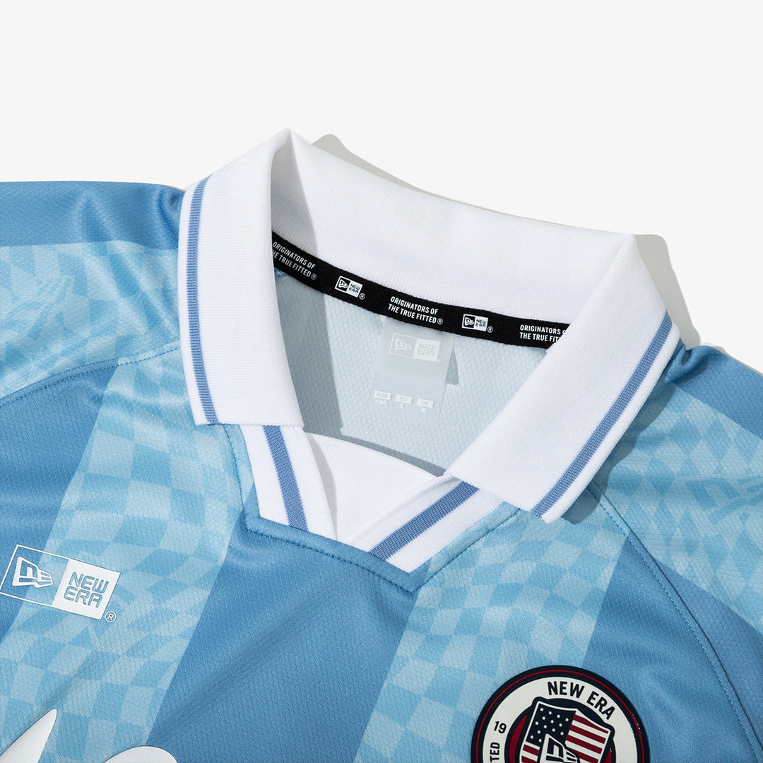 New Era Blue Korea Football Jersey