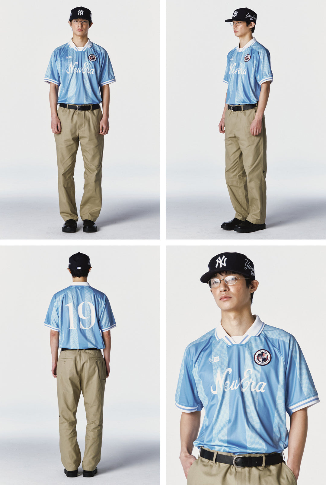 New Era Blue Korea Football Jersey