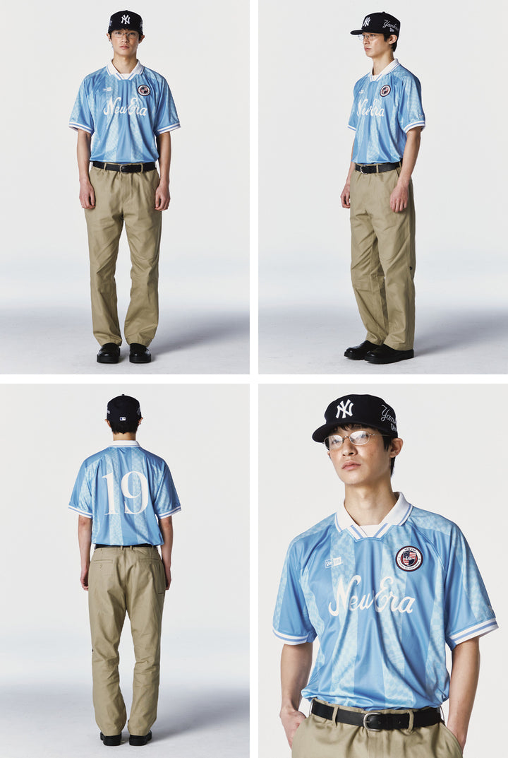 New Era Blue Korea Football Jersey