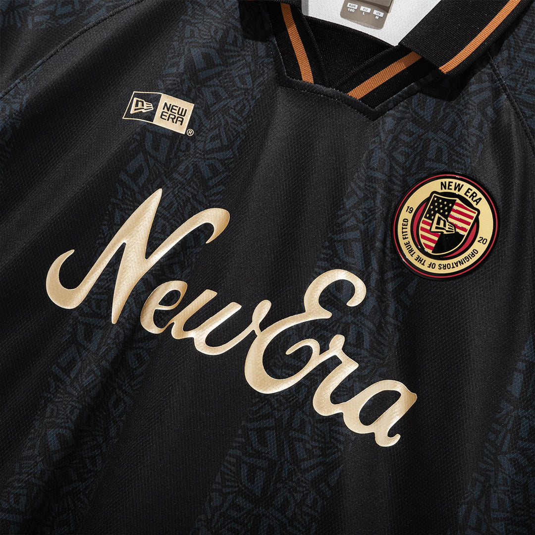 New Era Black Korea Football Jersey