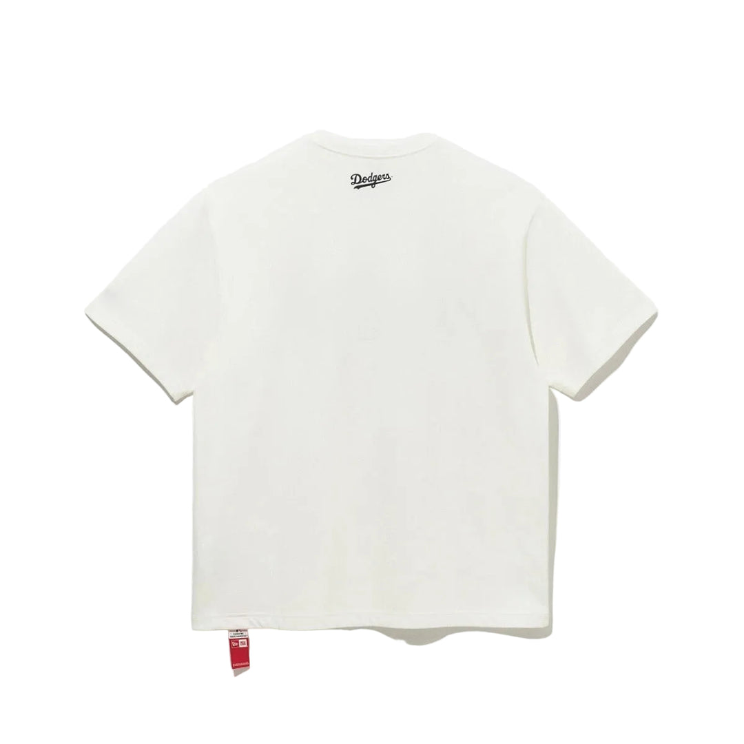 Los Angeles Dodgers Flower Script White Short Sleeves T-Shirt
