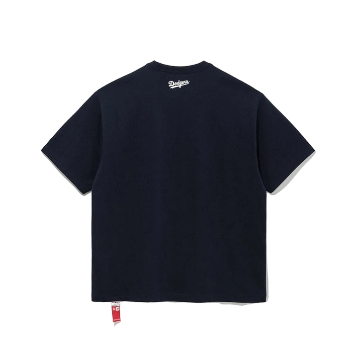 Los Angeles Dodgers Flower Script Navy Short Sleeves T-Shirt