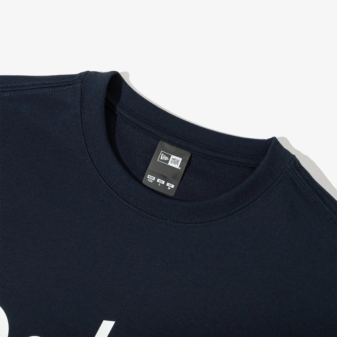 Los Angeles Dodgers Flower Script Navy Short Sleeves T-Shirt