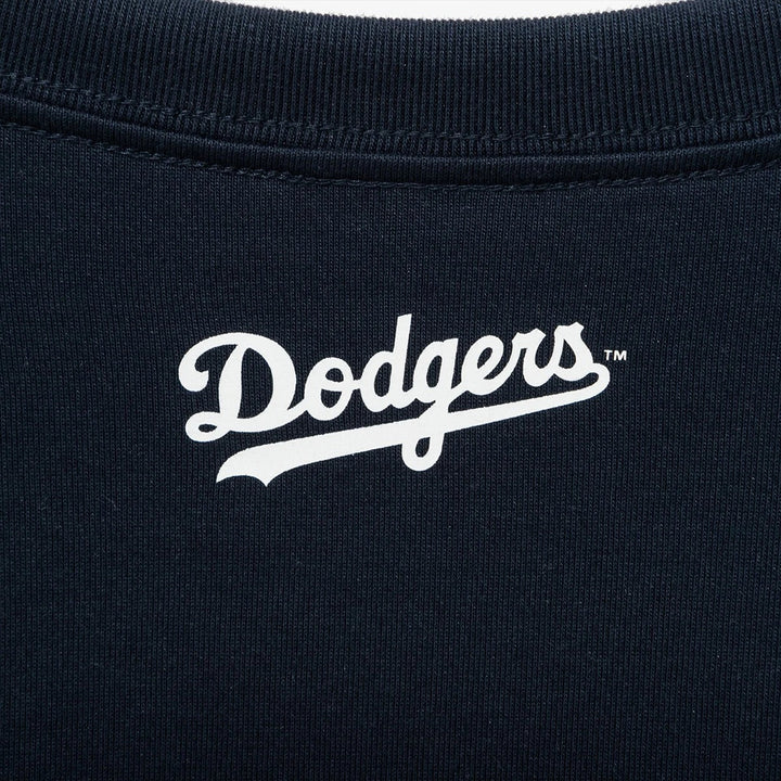 Los Angeles Dodgers Flower Script Navy Short Sleeves T-Shirt