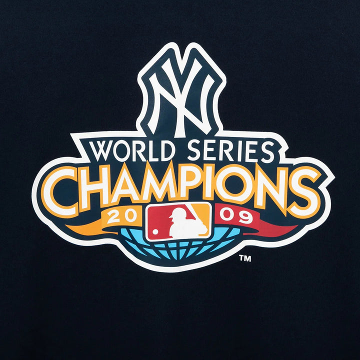 New York Yankees MLB World Series Champions 2009 Navy Short Sleeves T-Shirt