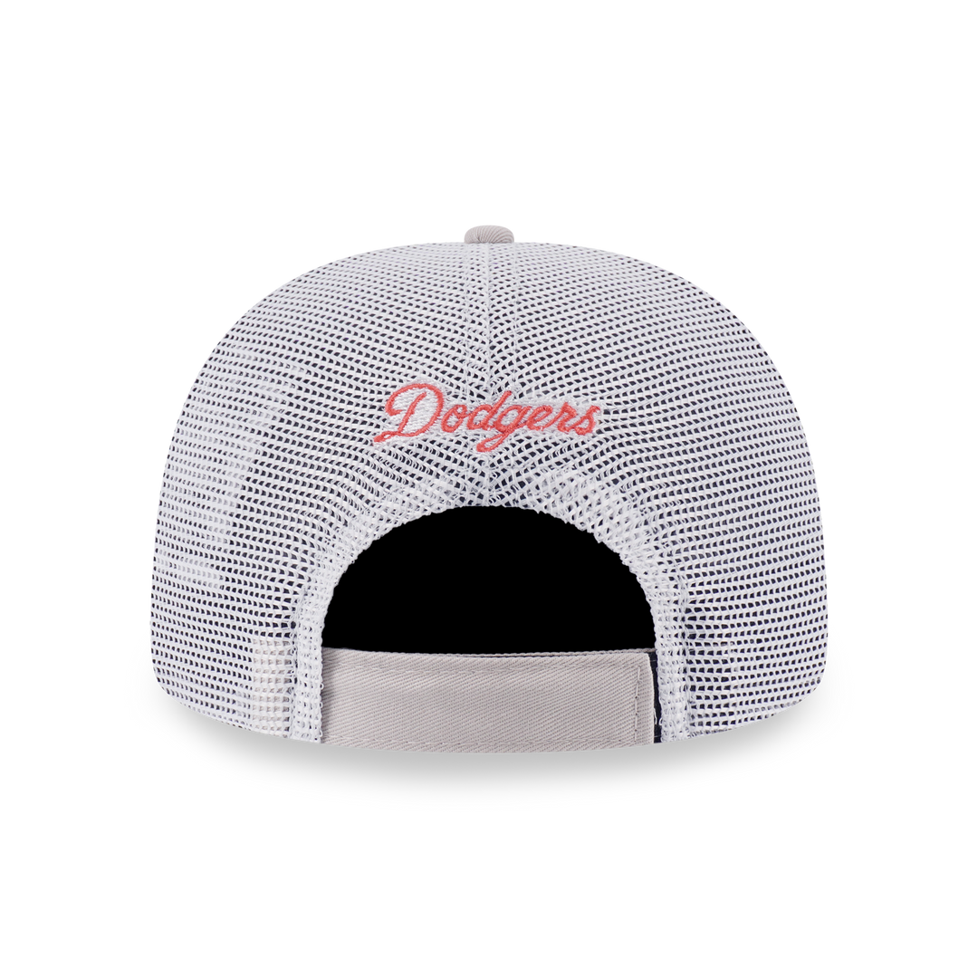 9FORTY Kids A-Frame Trucker Los Angeles Dodgers Color Era Stone Adjustable