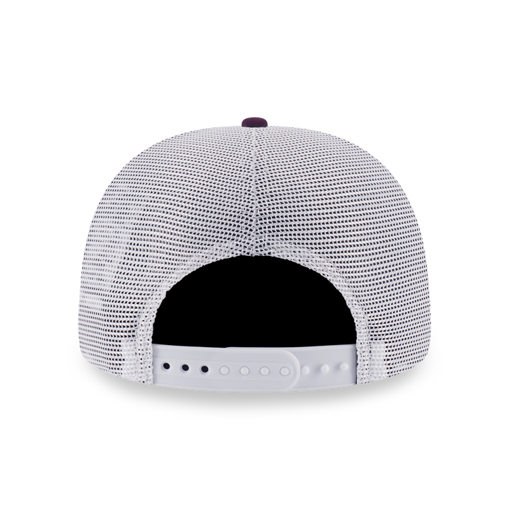 9FORTY A-Frame Trucker New York Yankees Color Era Maroon Snapback