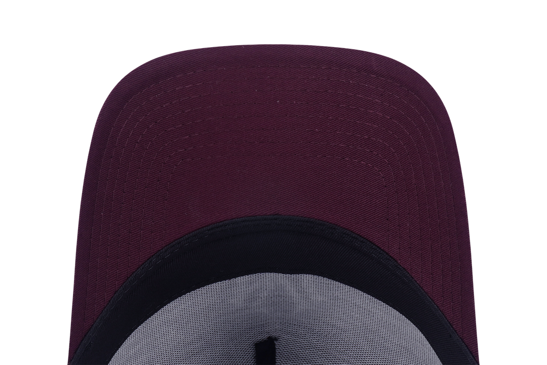 9FORTY A-Frame Trucker New York Yankees Color Era Maroon Snapback