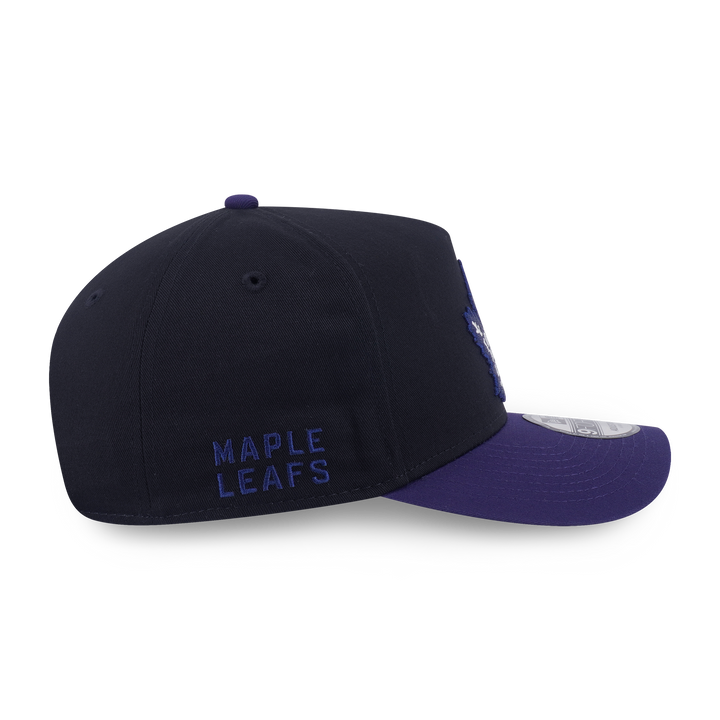 9FORTY A-Frame Toronto Maple Leafs NHL Team Logo Black Adjustable