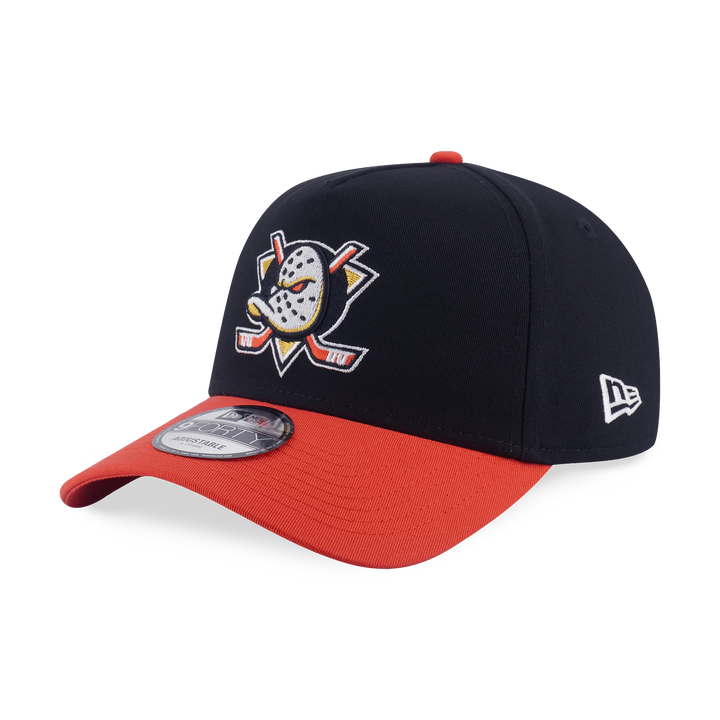 9FORTY A-Frame Anaheim Ducks NHL Team Logo Black Adjustable
