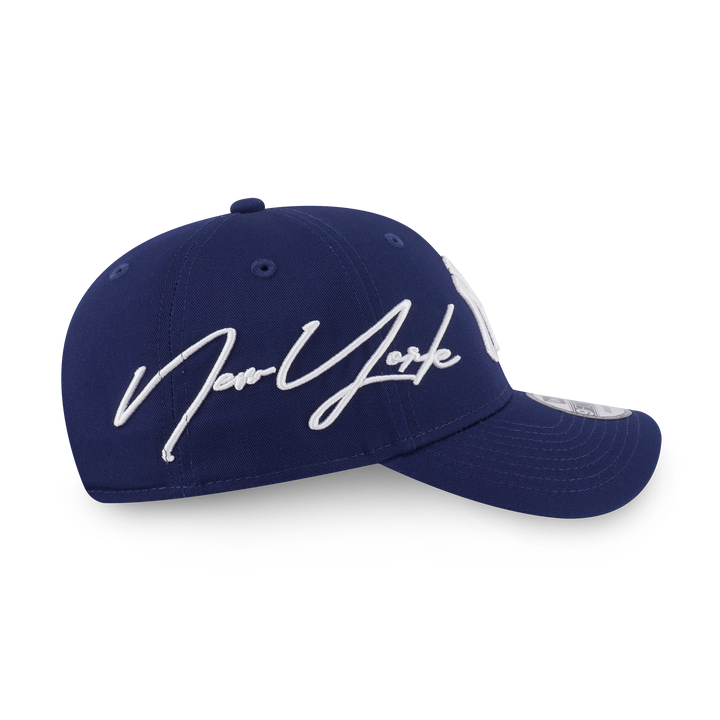 9FORTY New York Yankees Mix League Script Oceanside Blue Adjustable