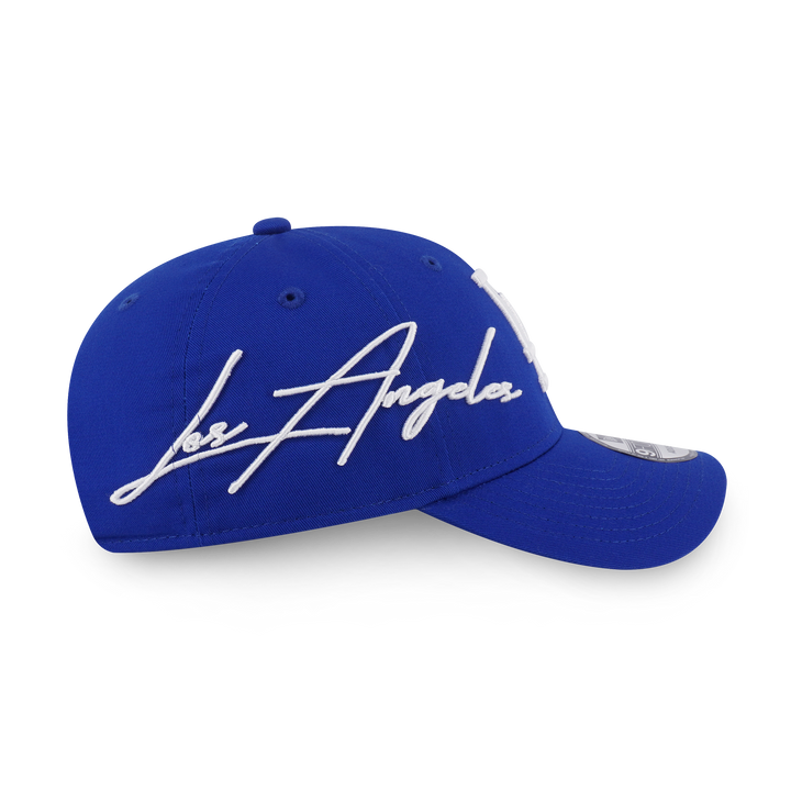 9FORTY Los Angeles Dodgers Mix League Script Light Royal Adjustable