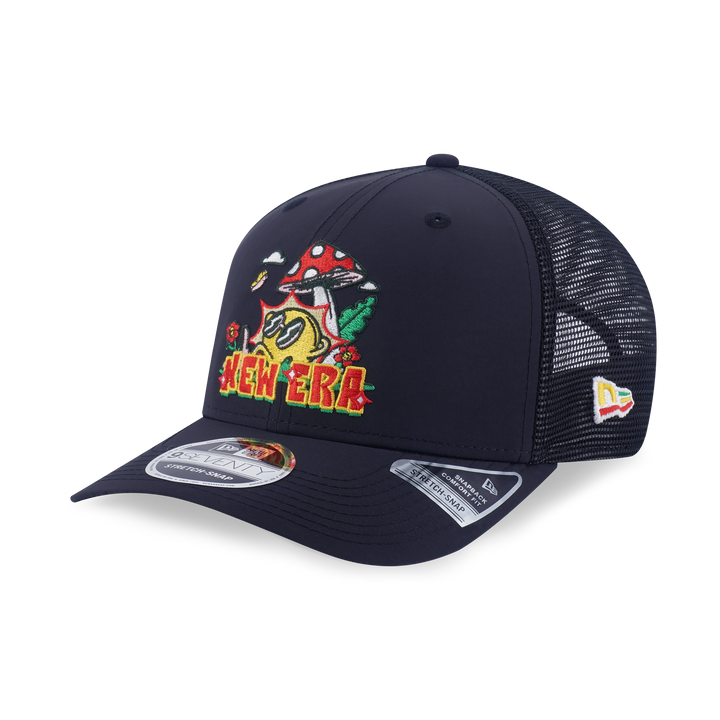 9SEVENTY New Era Outdoor Fish Net Black Stretch Snap Cap