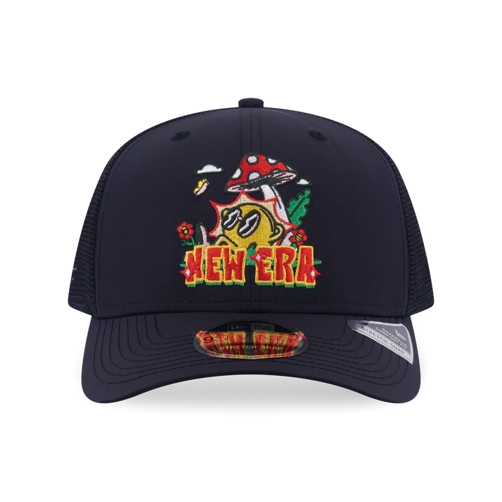 9SEVENTY New Era Outdoor Fish Net Black Stretch Snap Cap