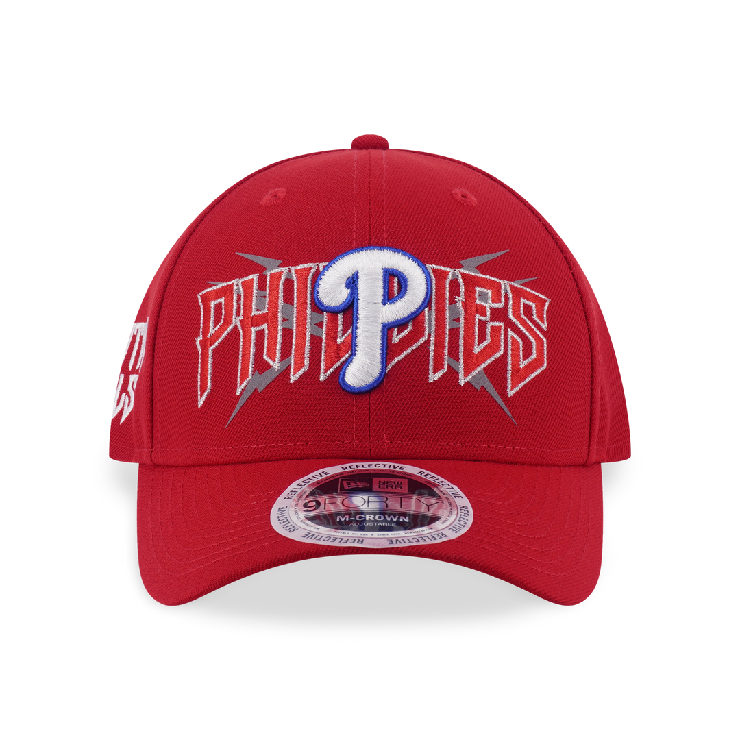 9FORTY M-Crown Philadelphia Phillies Rebellious Resistance Scarlet Adjustable
