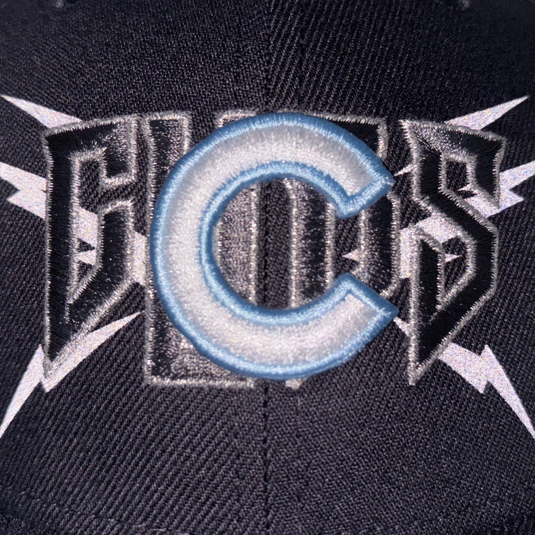 9FORTY M-Crown Chicago Cubs Rebellious Resistance Graphite Adjustable