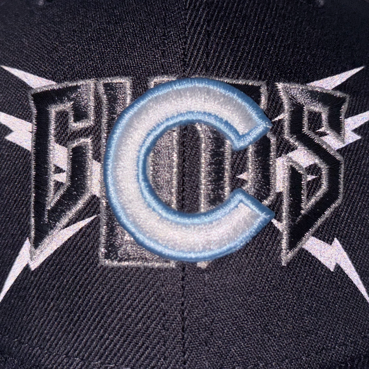 9FORTY M-Crown Chicago Cubs Rebellious Resistance Graphite Adjustable