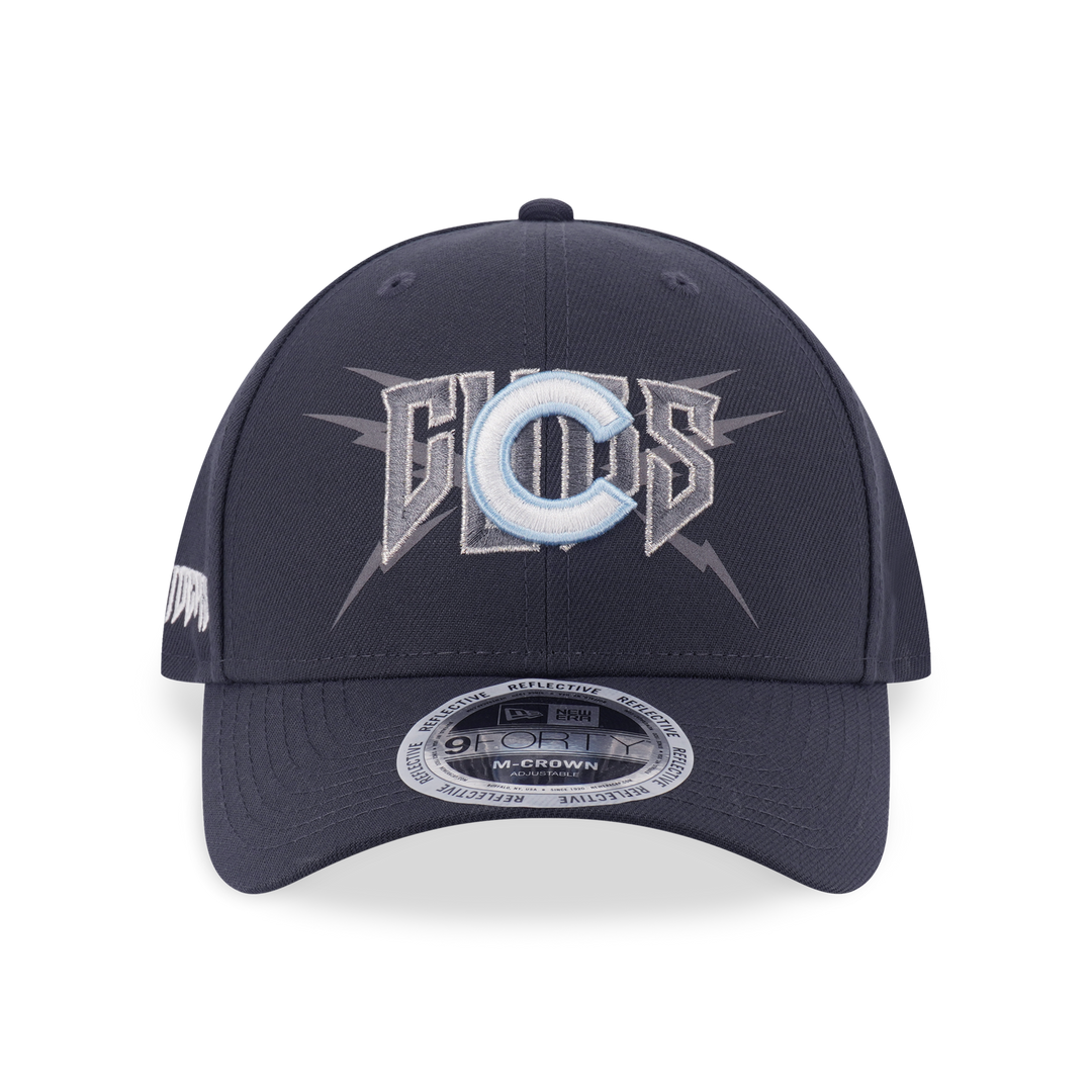 9FORTY M-Crown Chicago Cubs Rebellious Resistance Graphite Adjustable