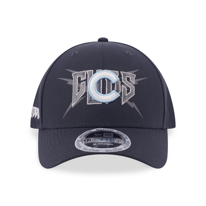 9FORTY M-Crown Chicago Cubs Rebellious Resistance Graphite Adjustable