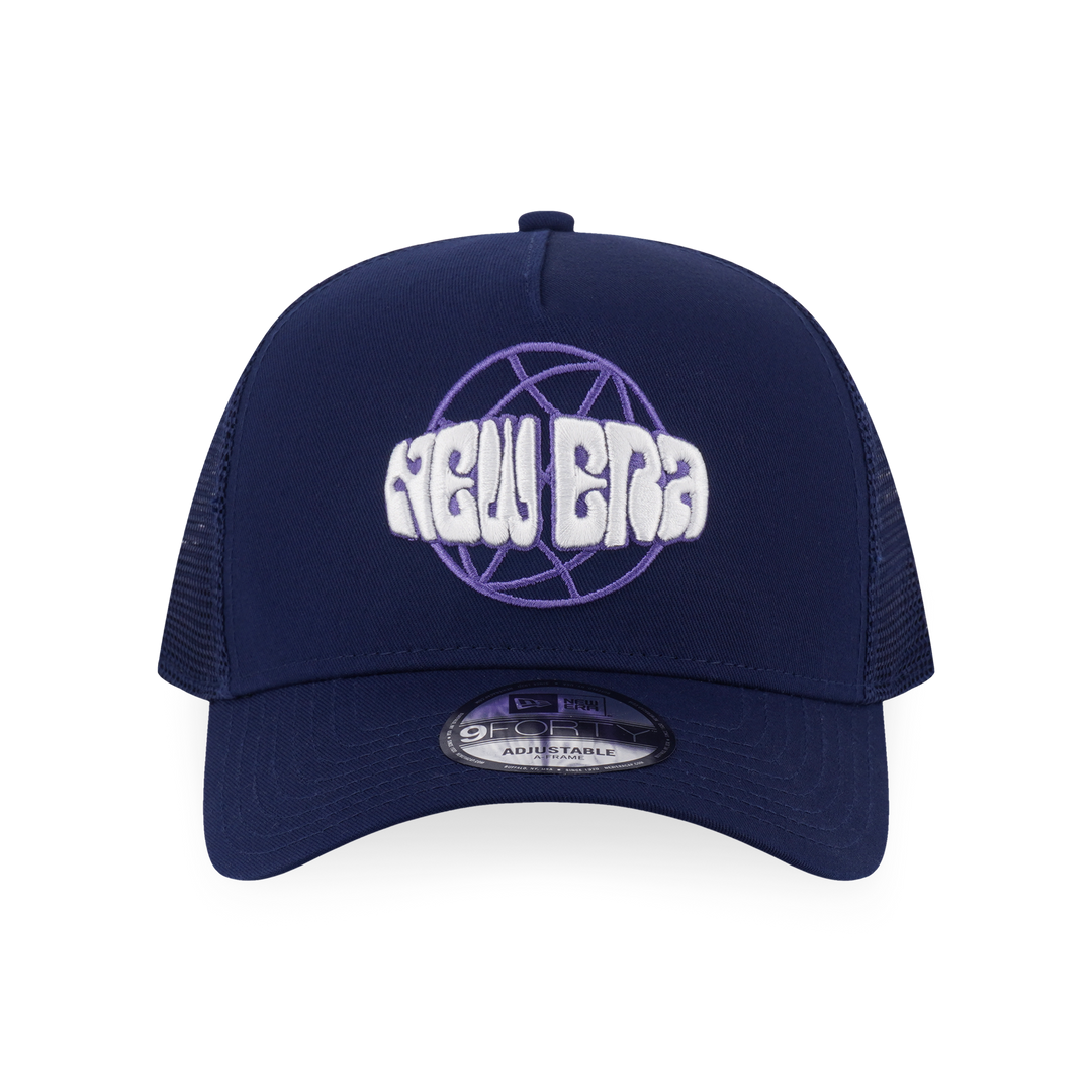 9FORTY A-Frame Trucker New Era Street Swing Oceanside Blue Snapback