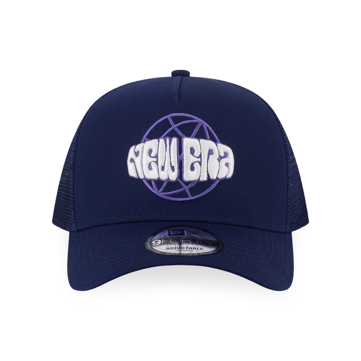 9FORTY A-Frame Trucker New Era Street Swing Oceanside Blue Snapback